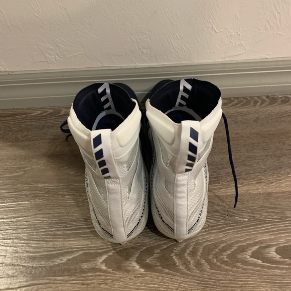 Nike Vapor Untouchable 3 Elite Navy White Football Cleats - Picture 2 of 6